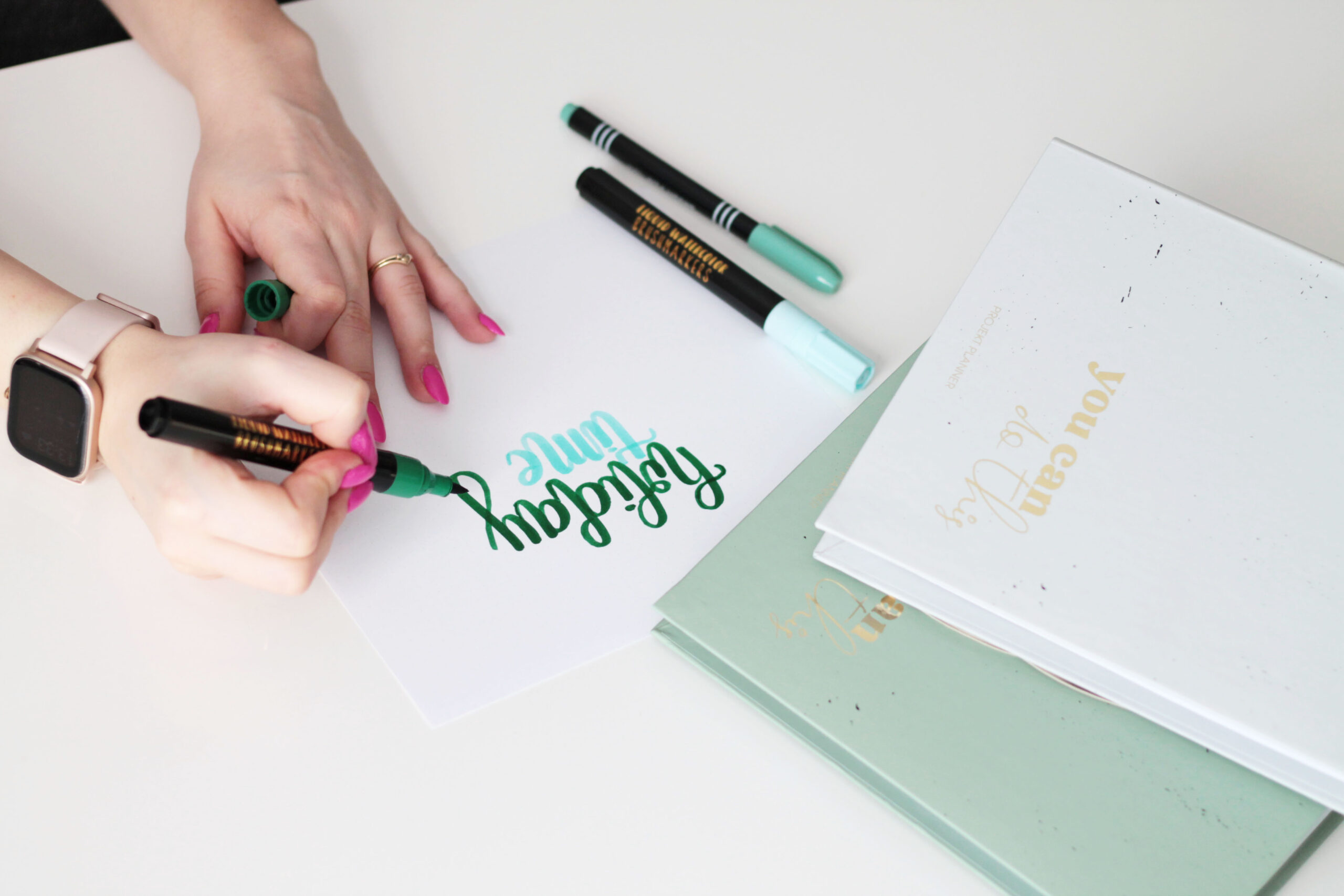 Organizer Eukaliptus A5 z wkładem kropkowym - obrazek 5