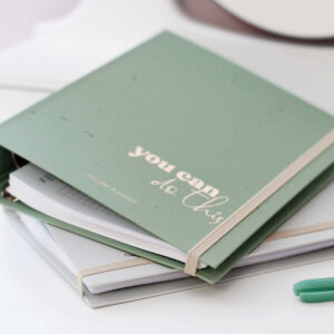 Organizer Eukaliptus A5 z wkładem kropkowym