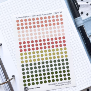 Naklejki do planowania - DOTS #2