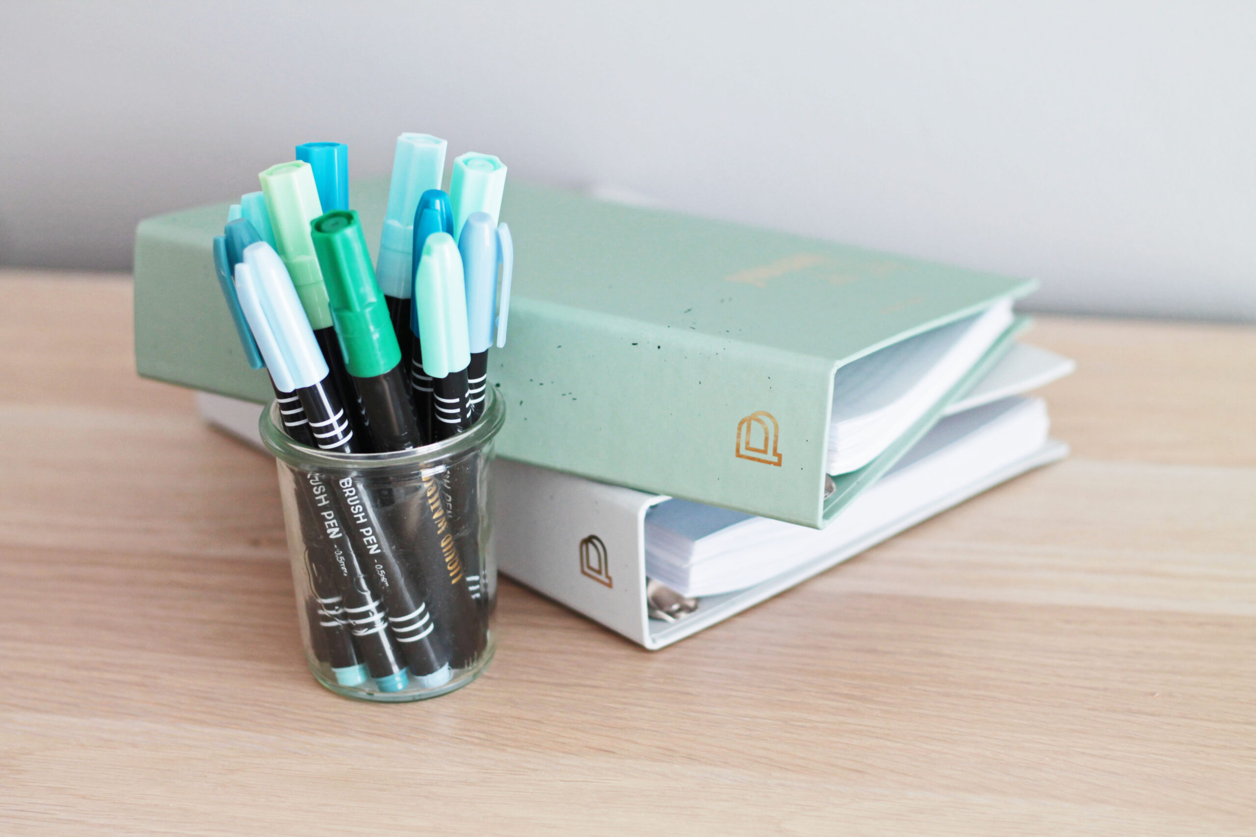 Organizer Eukaliptus A5 z wkładem kropkowym - obrazek 2