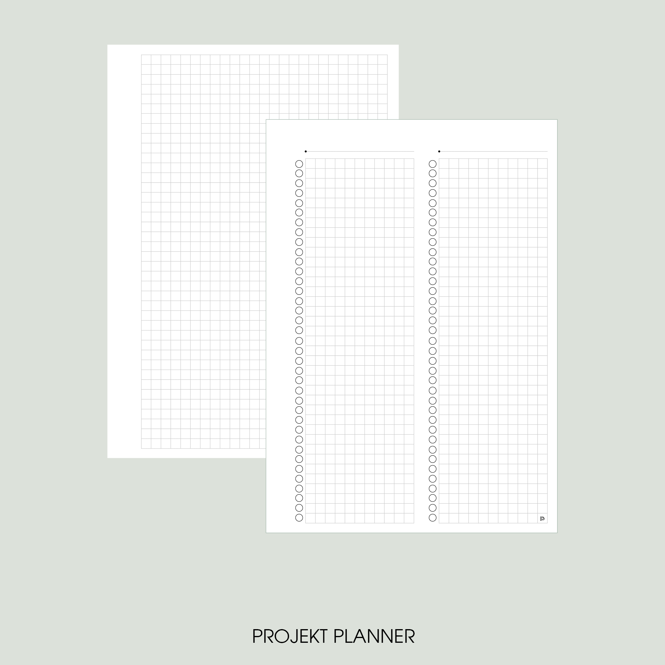 Organizer Eukaliptusowy A5 z kalendarzem tygodniowym 2026 - obrazek 5